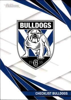 2024 NRL Traders Titanium - Pearl Special #PS019 Canterbury-Bankstown Bulldogs Checklist Front